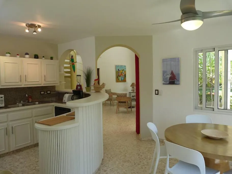 Charming Ocean Front 3 Bd Villa Cabarete Dominican Republic