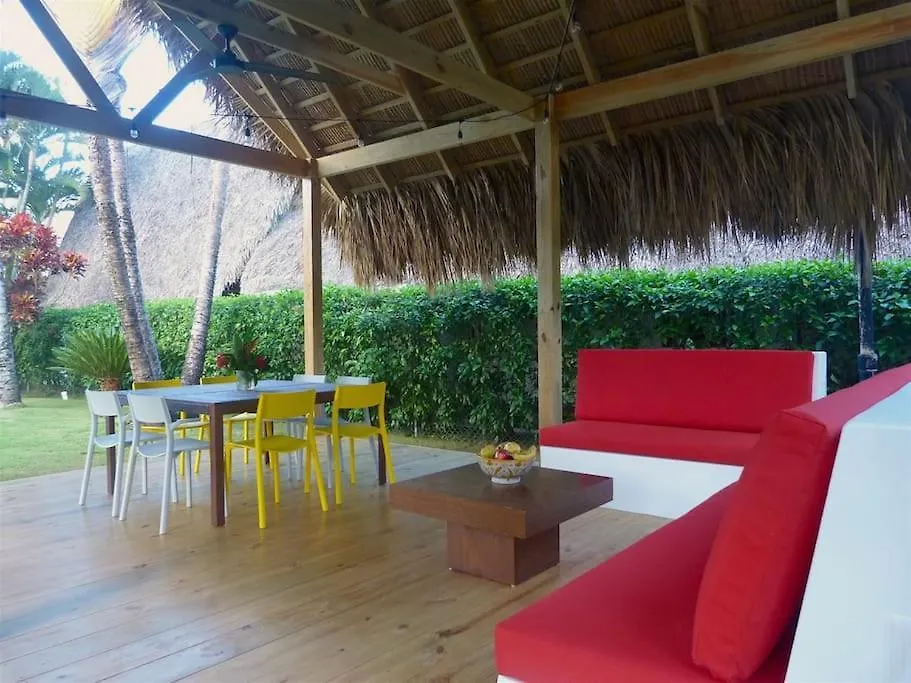 Charming Ocean Front 3 Bd Villa Cabarete Dominikanska republiken